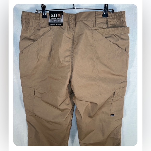 5.11 Tactical Pro series Pants. Tan in color. Size 38 waist 34 inseam - Picture 2 of 11